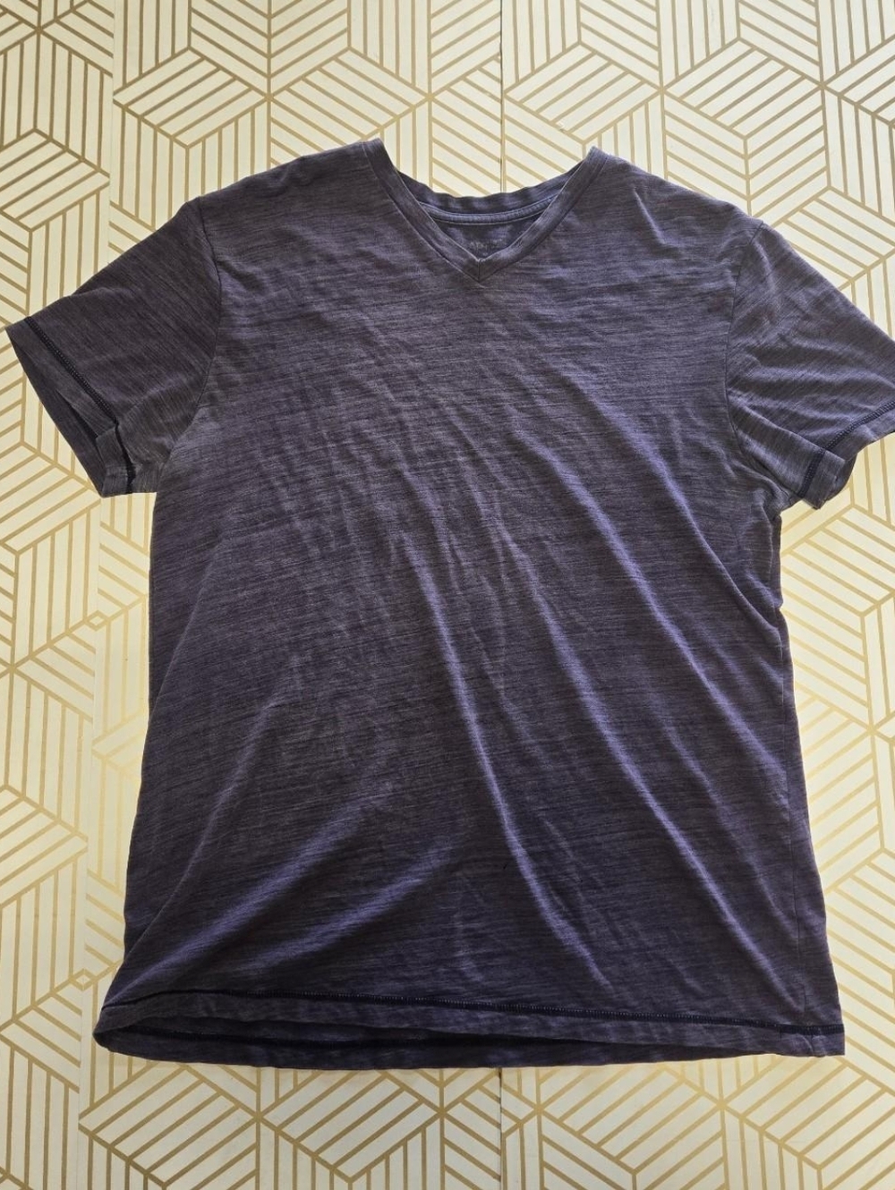 Apt9 V Neck Purple Shirt Medium Men